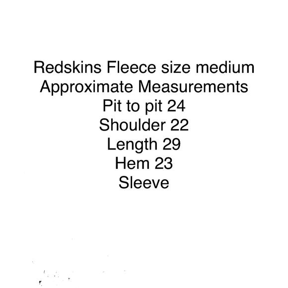 Men's NFL Washington Redskin's Fleece 1/4 Zip - Picture 6 of 6